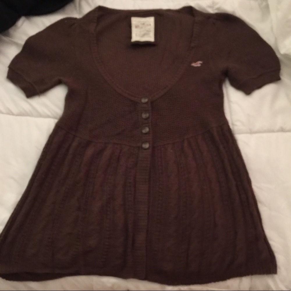 Hollister sweater/cover up L never worn
